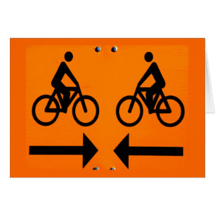 Cartão Andando de bicicleta do ciclo da bicicleta que dá