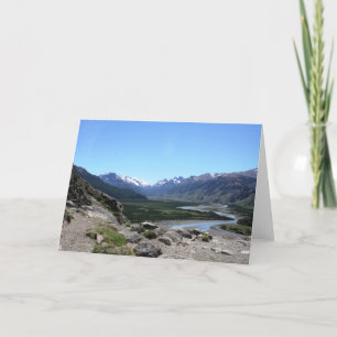 Cartão Andes Range, Patagônia