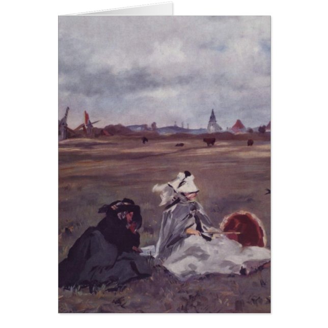 Cartão Andorinhas - Edouard Manet (Frente)