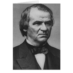 Cartão Andrew Johnson