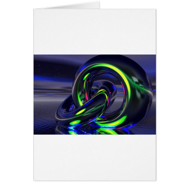 Cartão anéis azuis (Frente)