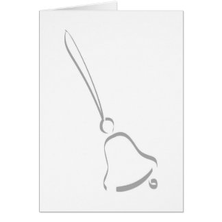 Cartão Anéis de Natal Feriados Anéis de Natal Xmas Simple