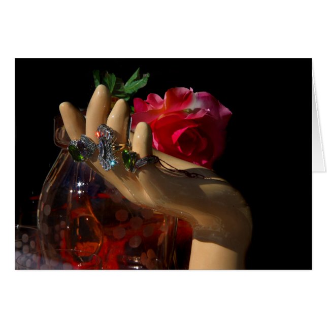 Cartão Anéis em seus dedos (Frente Horizontal)