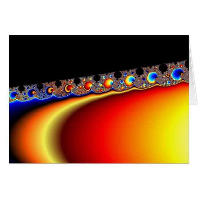 Cartão Anéis Fractasianos - Fractal (Frente Horizontal)
