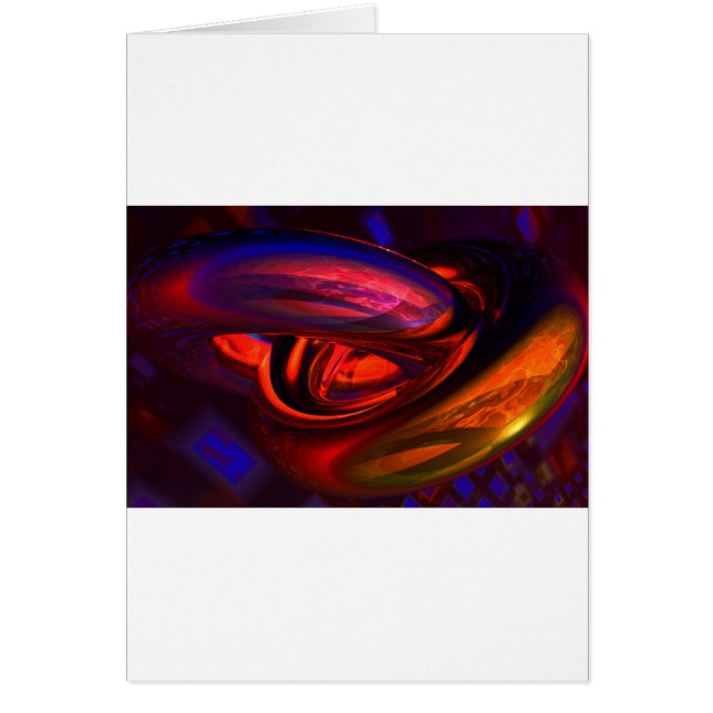 Cartão Anéis multicores (Frente)