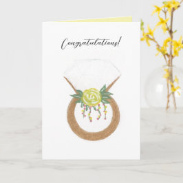 Cartão Anel de Casamento