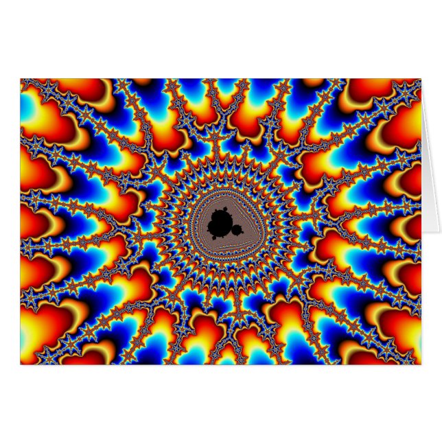 Cartão Anel de chamas (Frente Horizontal)