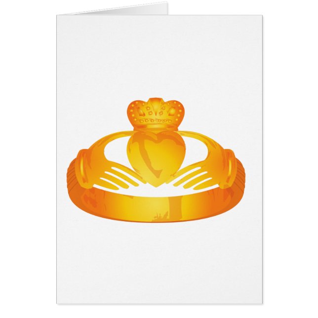 Cartão anel de punho dourado (Frente)