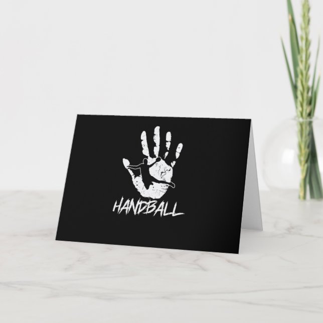 Cartão Anel Hand und Ball Wird (Frente)