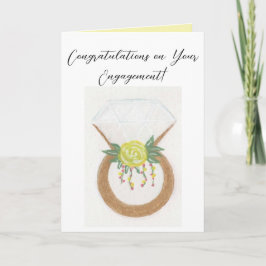 Cartão Anel noivado