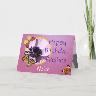 Cartão Anêmona do Lilac