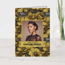 Anêmonas Amarelas Elegantes Aniversário de 70 anos