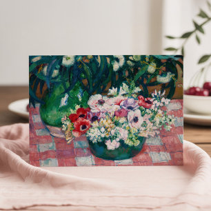 Cartão Anémones   Theo van Ryszard selberghe