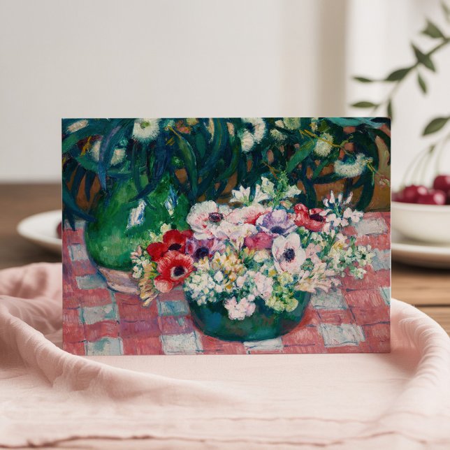 Cartão Anémones | Theo van Ryszard selberghe (Criador carregado)