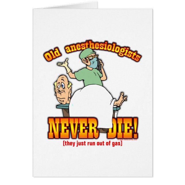 Cartão Anesthesiologists (Frente)