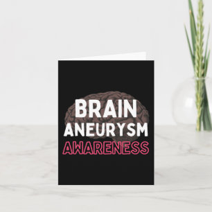 Cartão Aneurismo cerebral Sensibilização Borgonha Aneuris