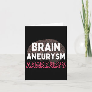 Cartão Aneurismo cerebral Sensibilização Borgonha Aneuris