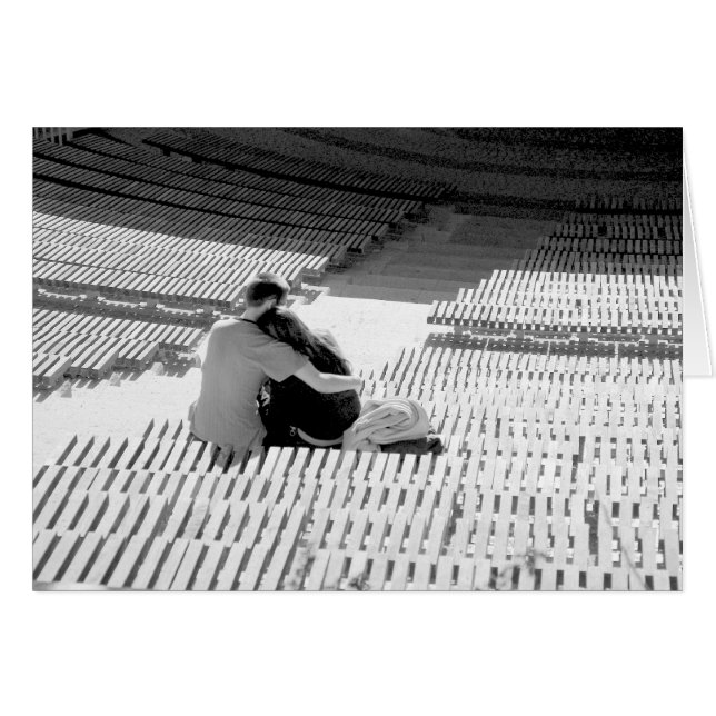 Cartão Anfiteatro do amor - Cartão-postal (Frente Horizontal)