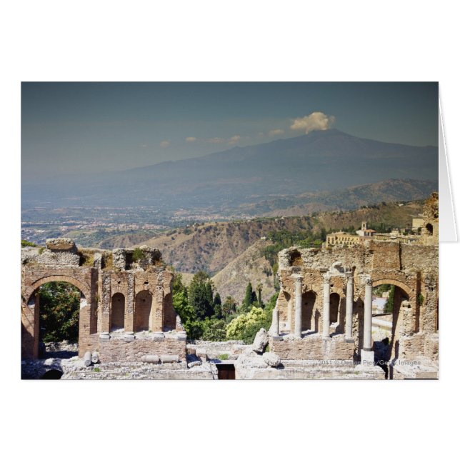 Cartão Anfiteatro Grego (Frente Horizontal)