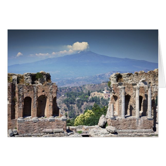 Cartão Anfiteatro Grego 2 (Frente Horizontal)