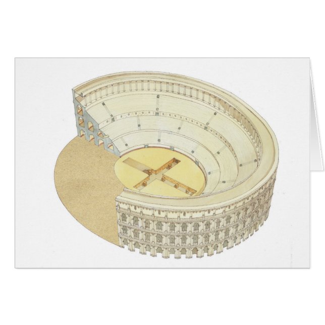 Cartão Anfiteatro romano (Frente Horizontal)
