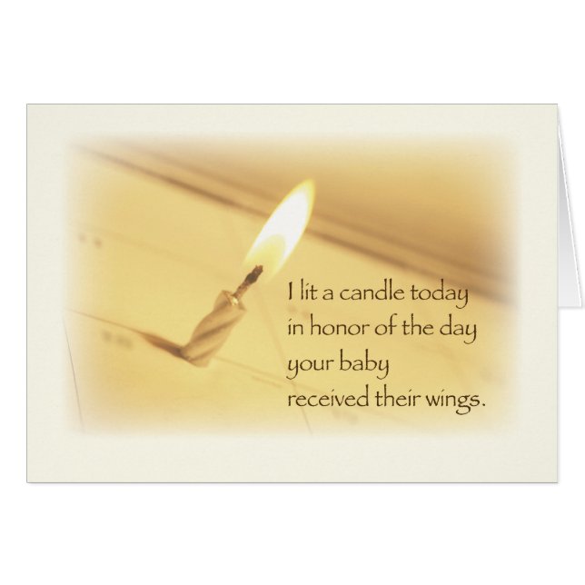 Cartão Angel Baby Wings Day_O (Frente Horizontal)