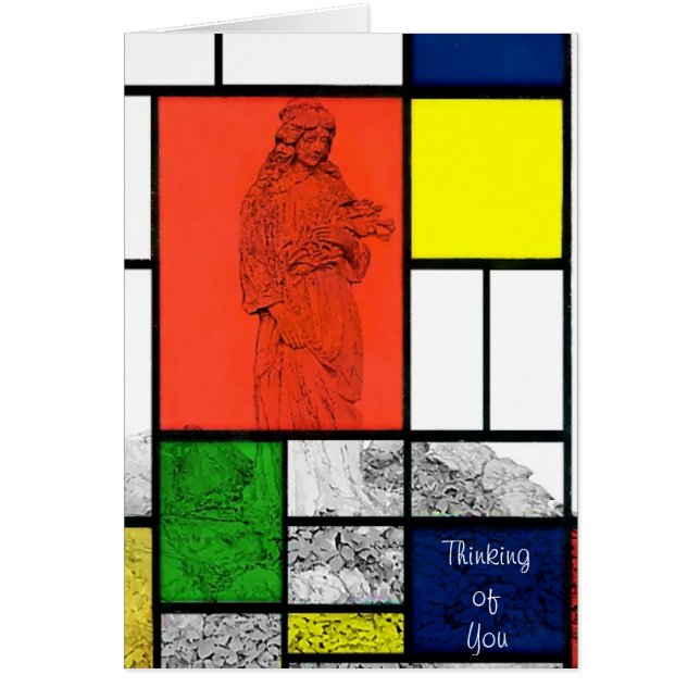 Cartão Angel Buquê pensando em você (Frente)