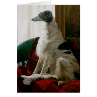 CARTÃO "ANGEL DOG OF THE UNIVERSE", POR LONNI CLARKE