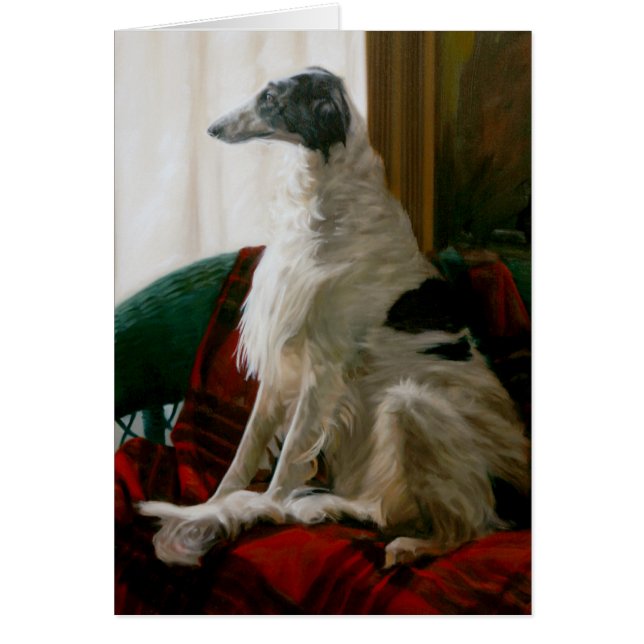 CARTÃO "ANGEL DOG OF THE UNIVERSE", POR LONNI CLARKE (Frente)