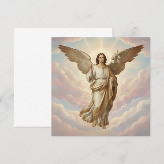 Cartão Angel Gabriel - Archangel Gabriel (Frente/Verso)
