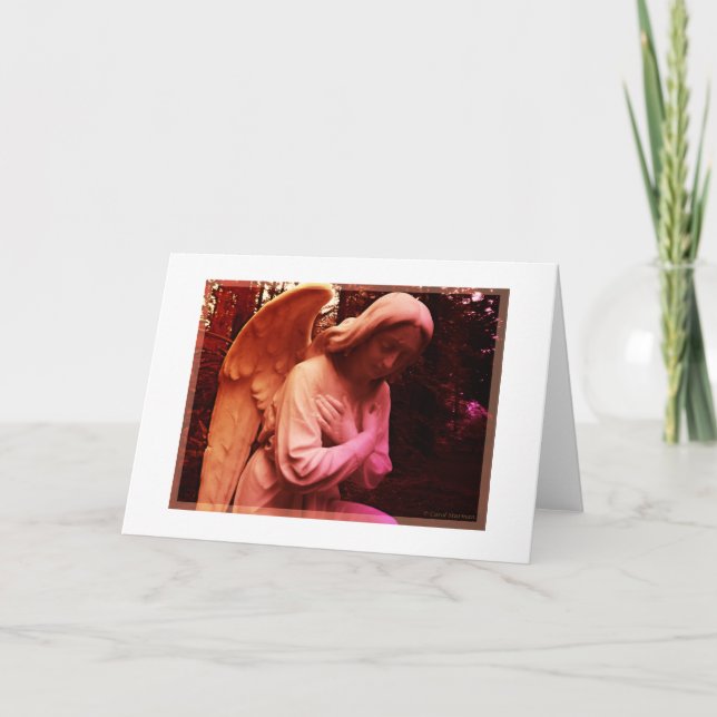 Cartão Angel Greeting Card (Vazio) (Frente)