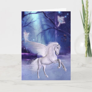 Cartão Angel Horse Card Fantasy