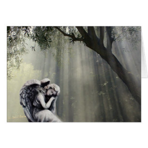 Cartão Angel In Sun's Rays Card