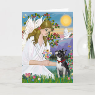 Cartão Angel Love (card) - Boston Terrier 3