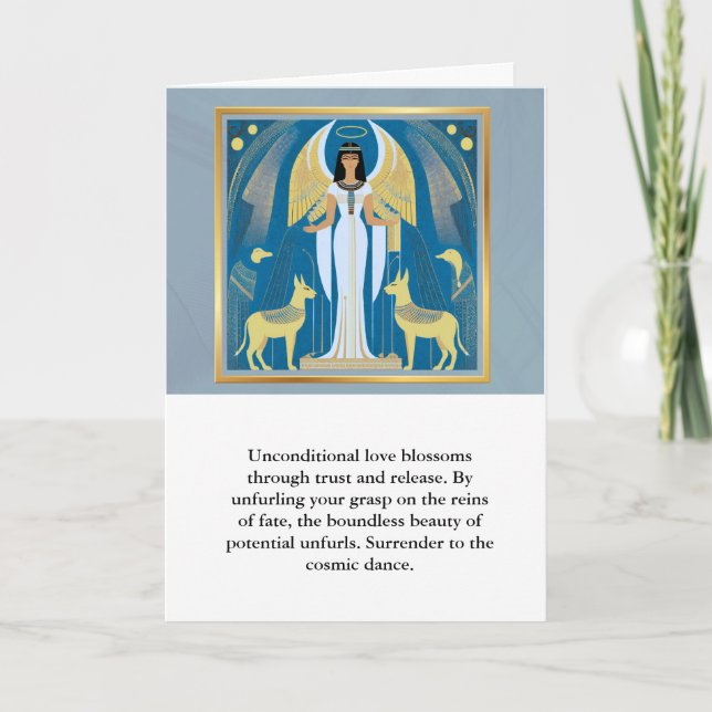 Cartão angel message egypt  happy birthday (Frente)