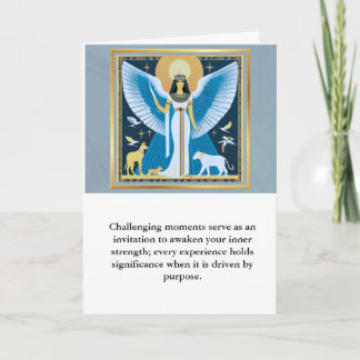 Cartão angel message egypt  happy birthday