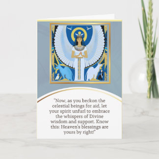 Cartão angel message egypt  happy birthday