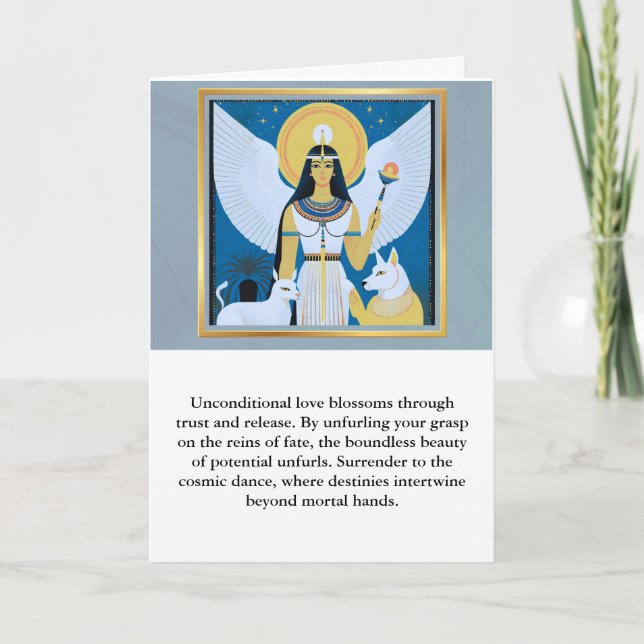 Cartão angel message egypt  happy birthday (Frente)