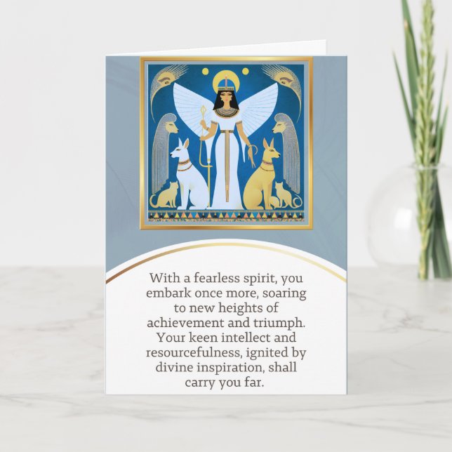 Cartão angel message egypt  happy birthday (Frente)