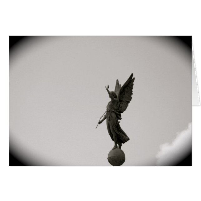 Cartão Angel na Dinamarca (Frente Horizontal)