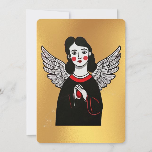 Cartão Angel Natal (Frente)