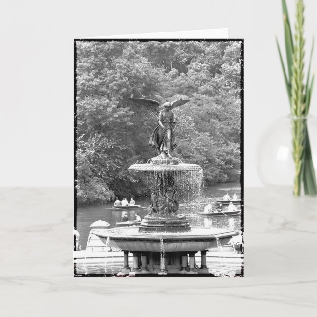 Cartão Angel no Central Park (Frente)