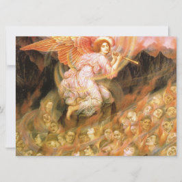 Cartão Angel Piping para as Almas no Inferno
