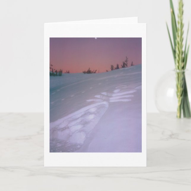 Cartão Angel under Moon (Frente)