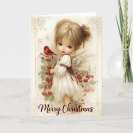 Cartão Angelic Christmas Greeting card