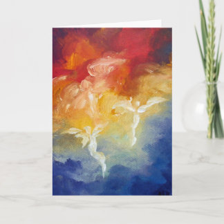 Cartão "Angel's Descent" Fine Art Greeting Card