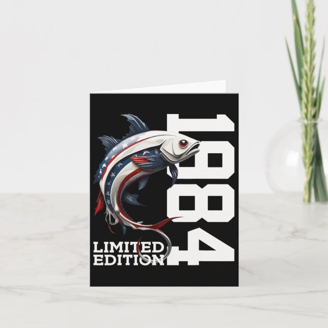 Cartão Angler 41rua Birthday Fisheries Limited Edition 19 (Frente)