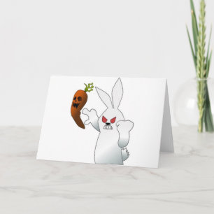 Cartão Angry Bunny