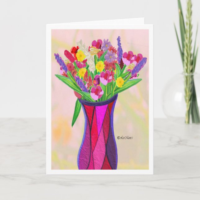 Cartão Anima a Design criativa de LeeMarie (Frente)