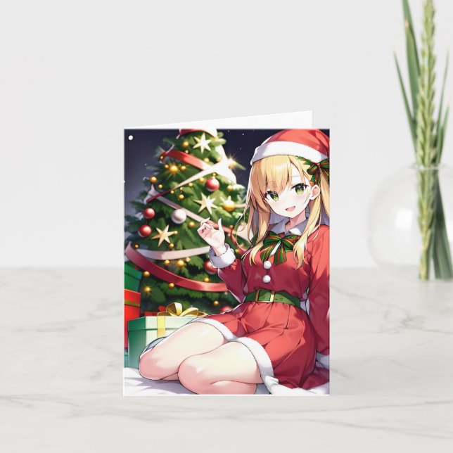 Cartão Animação de Natal Q - AI (Frente)